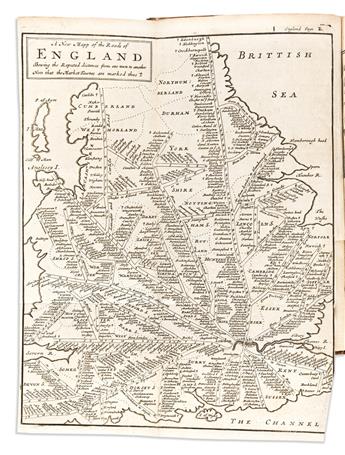 [Travel] Ogilby, John (1600-1676) The Travellers Guide: or a Most Exact Description of the Roads of England.